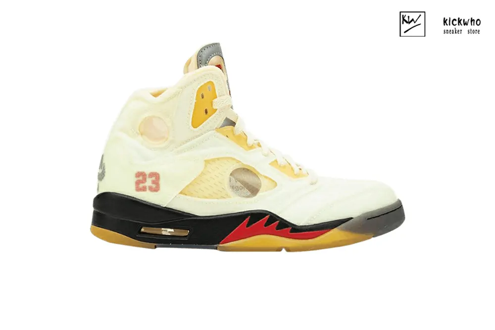 jordan 5 retro off-white sail godkiller dh8565 100