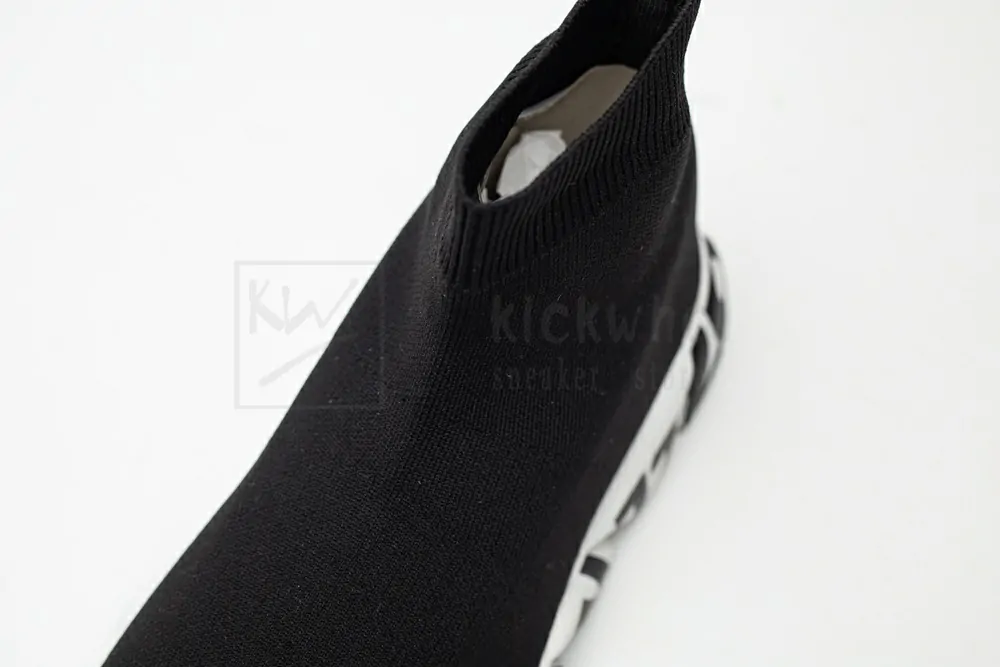 Ba*len*cia*ga speed graffiti trainers black white 605972w05ge1015