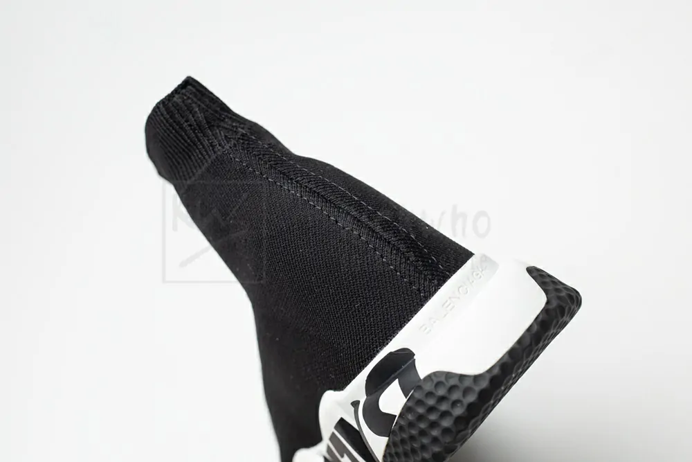 Ba*len*cia*ga speed graffiti trainers black white 605972w05ge1015