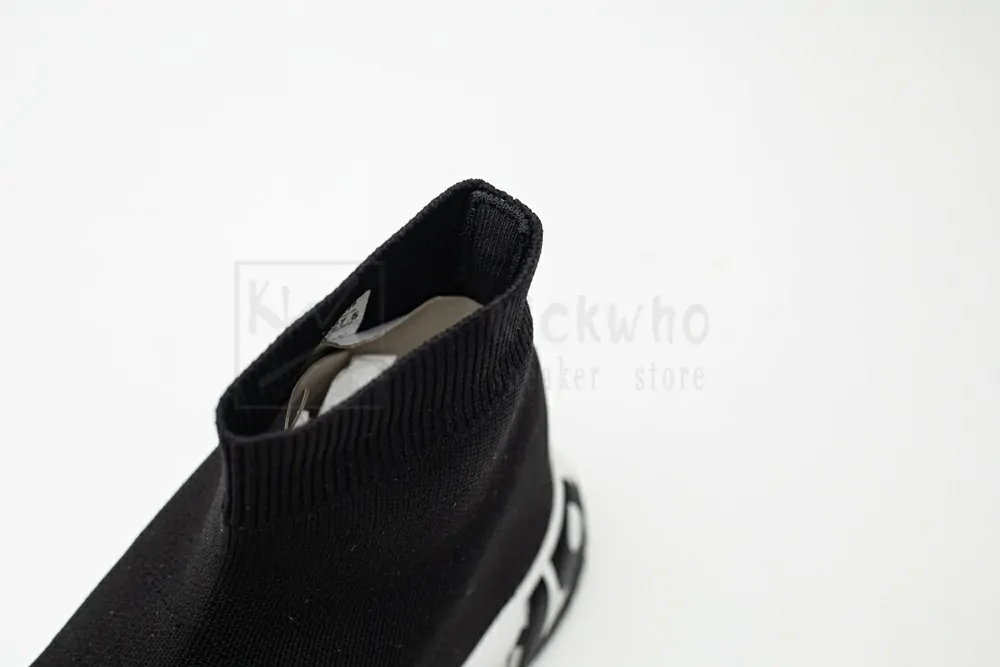 Ba*len*cia*ga speed graffiti trainers black white 605972w05ge1015