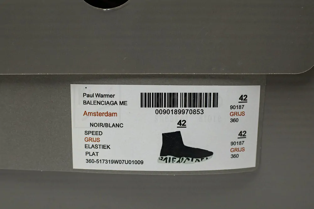 Ba*len*cia*ga speed graffiti trainers black white 605972w05ge1015