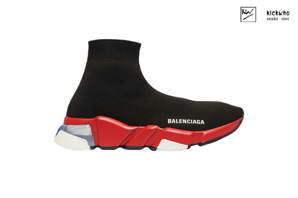 Ba*len*cia*ga speed clear sole black red