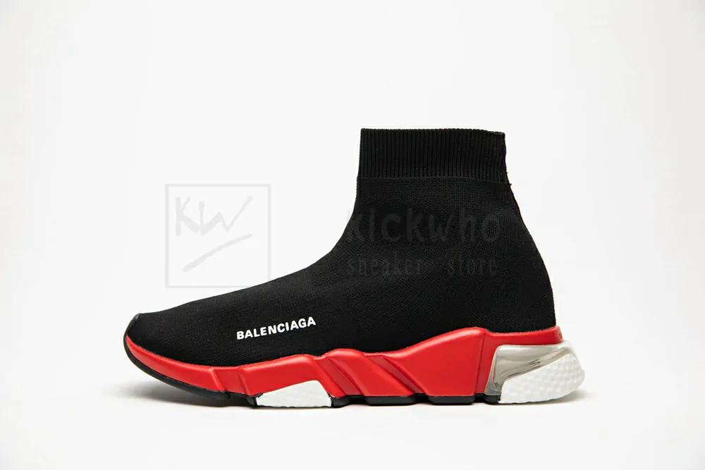Ba*len*cia*ga speed clear sole black red