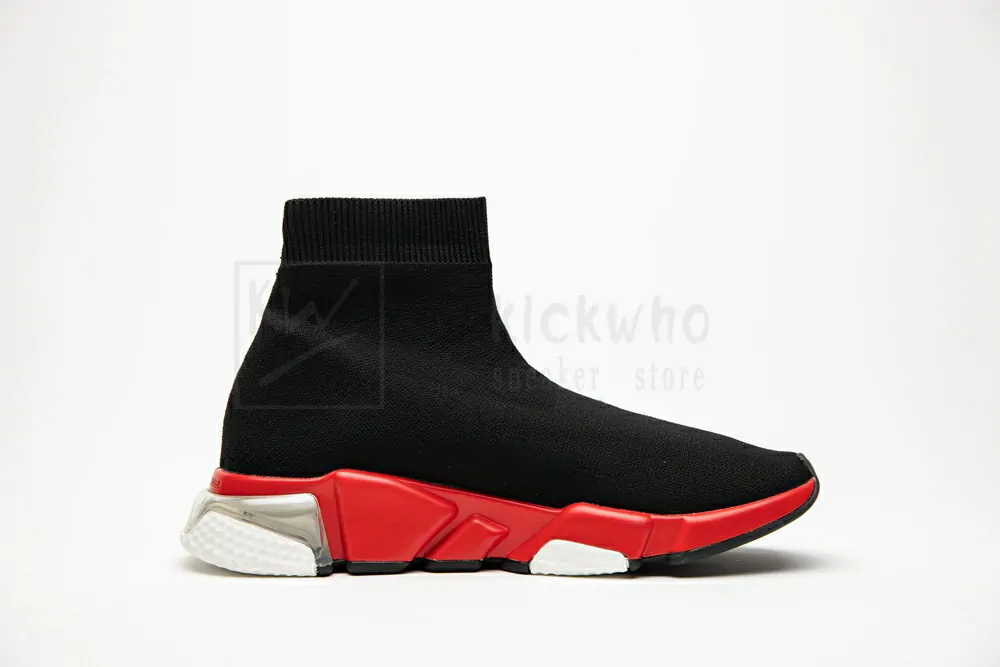Ba*len*cia*ga speed clear sole black red