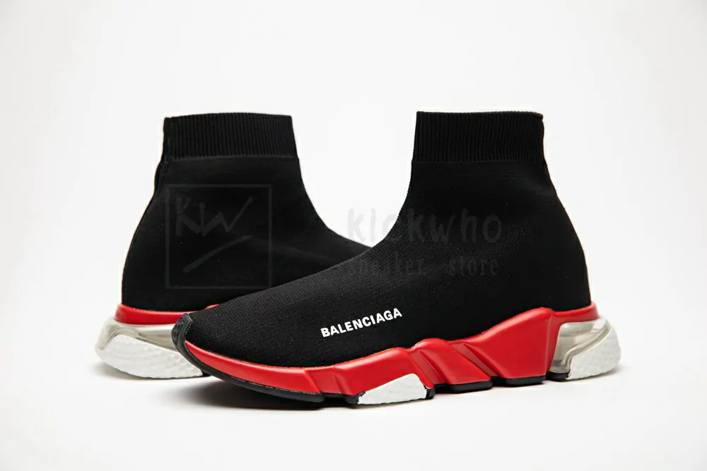 Ba*len*cia*ga speed clear sole black red