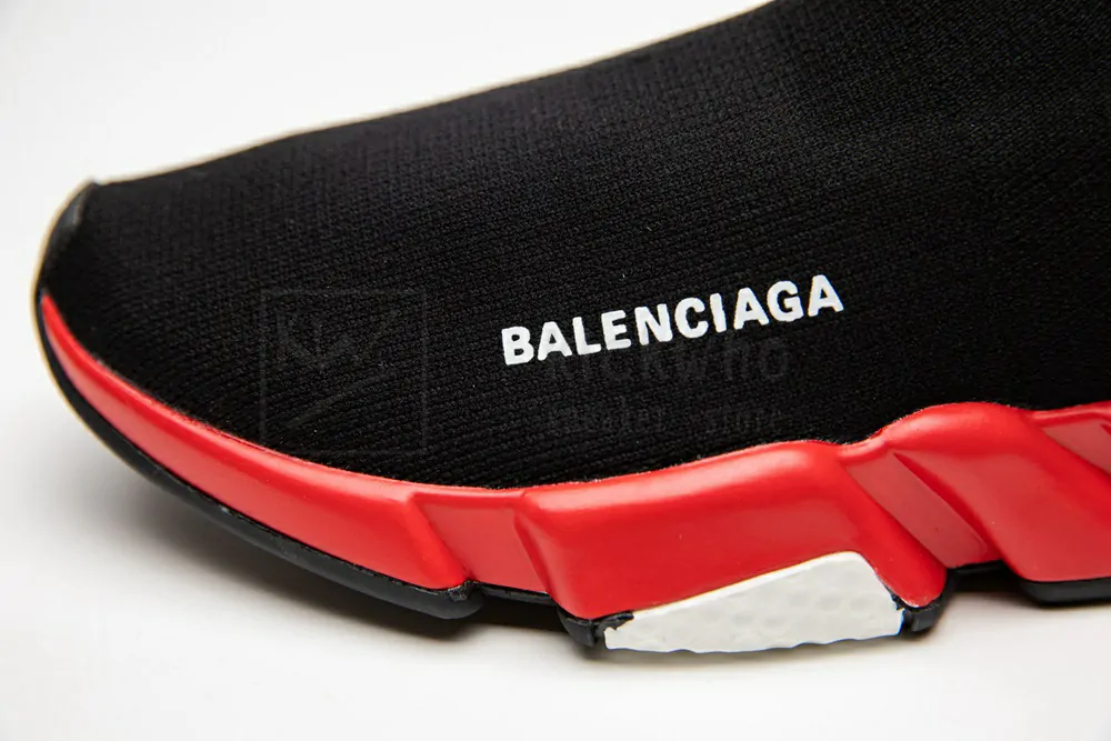 Ba*len*cia*ga speed clear sole black red