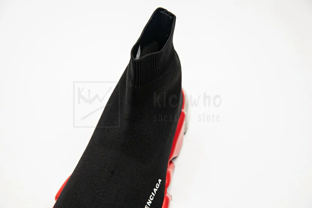 Ba*len*cia*ga speed clear sole black red