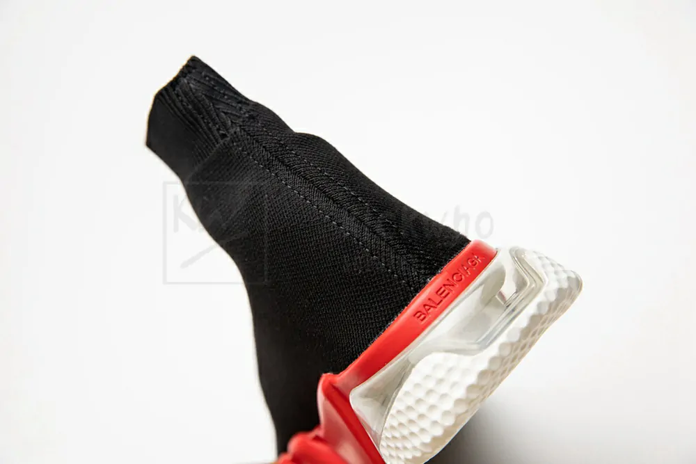 Ba*len*cia*ga speed clear sole black red