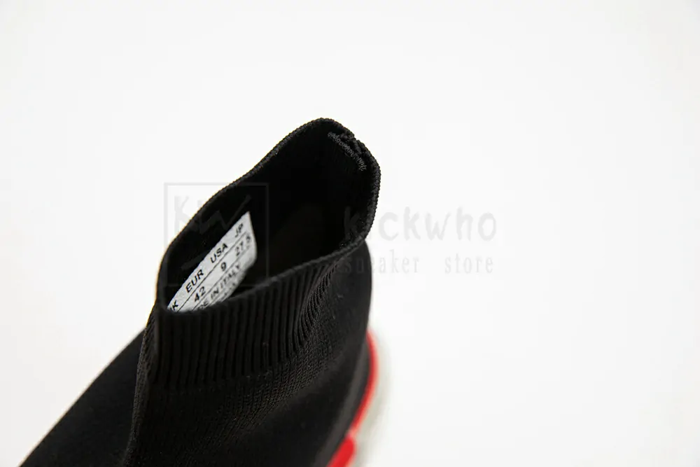 Ba*len*cia*ga speed clear sole black red