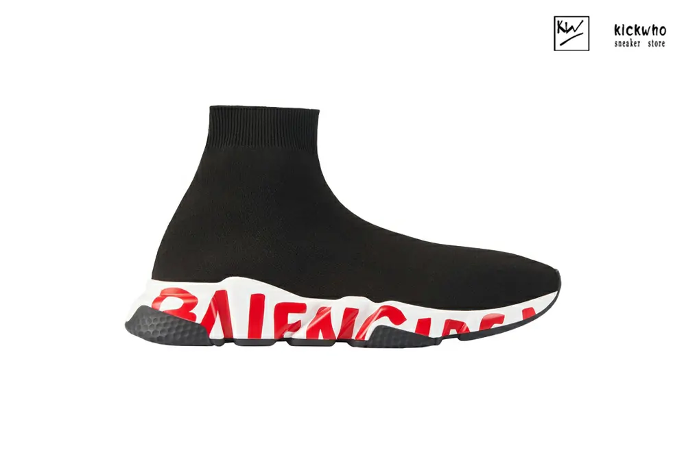 Ba*len*cia*ga graffiti speed red sole
