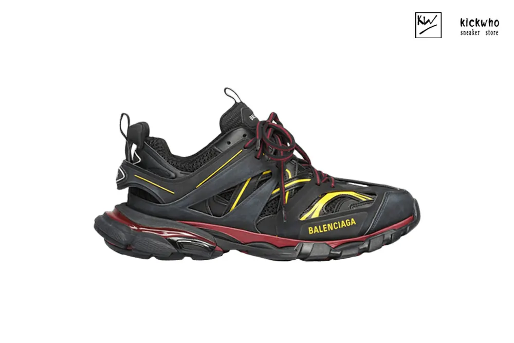 Ba*len*cia*ga track sneaker ''black bordeaux'' 542023w1gb16162