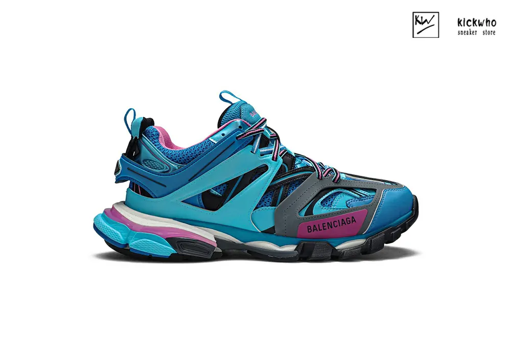 Ba*len*cia*ga track trainer ''light blue pink'' 542023w1gb54162