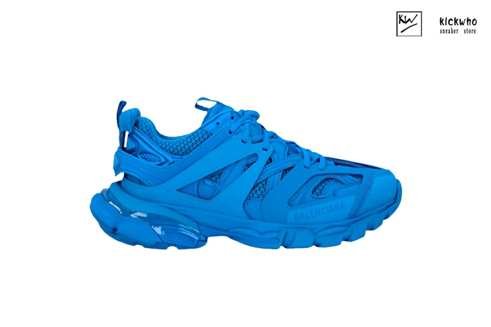 Ba*len*cia*ga track trainer blue