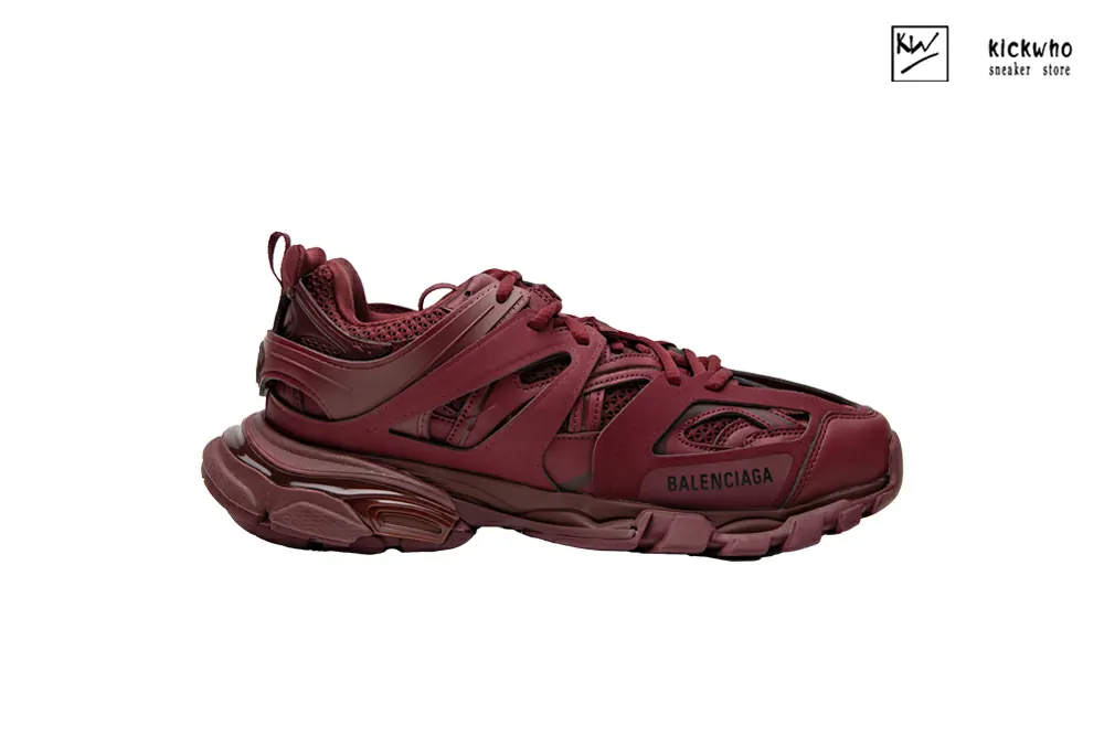 Ba*len*cia*ga track trainer plum red