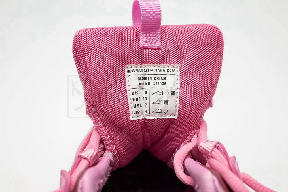 Ba*len*cia*ga track trainer "pink" with led