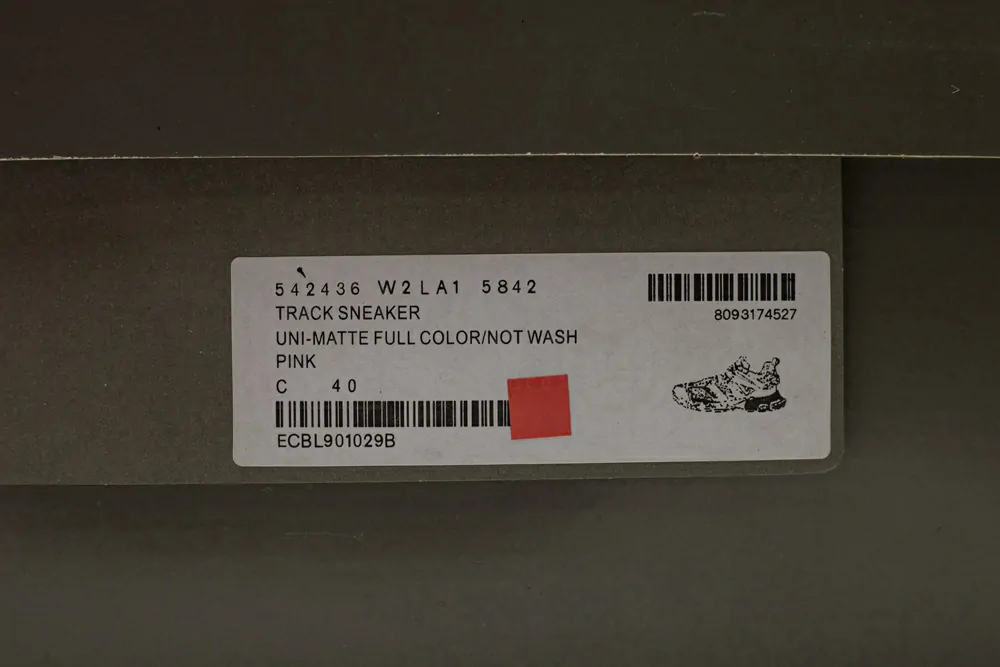 Ba*len*cia*ga track trainer "pink" with led