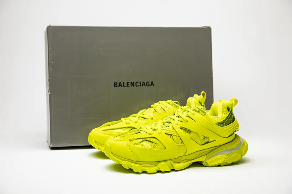 Ba*len*cia*ga track trainer "yellow" with led