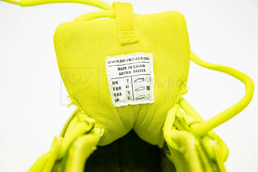 Ba*len*cia*ga track trainer "yellow" with led