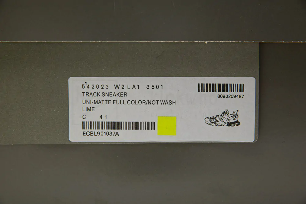 Ba*len*cia*ga track trainer "yellow" with led