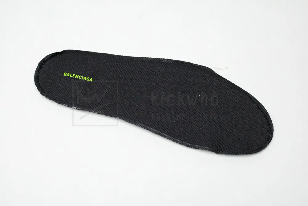 Ba*len*cia*ga track trainer black green logo
