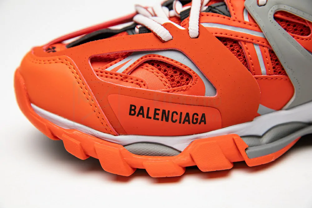 Ba*len*cia*ga track trainer orange grey