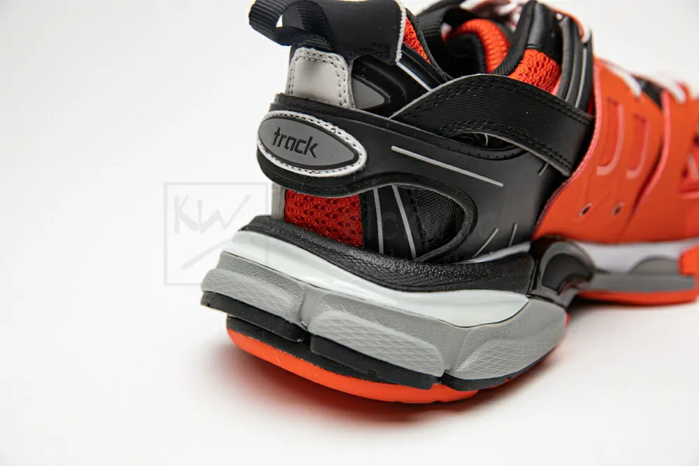 Ba*len*cia*ga track trainer orange grey