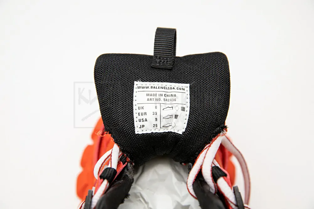 Ba*len*cia*ga track trainer orange grey