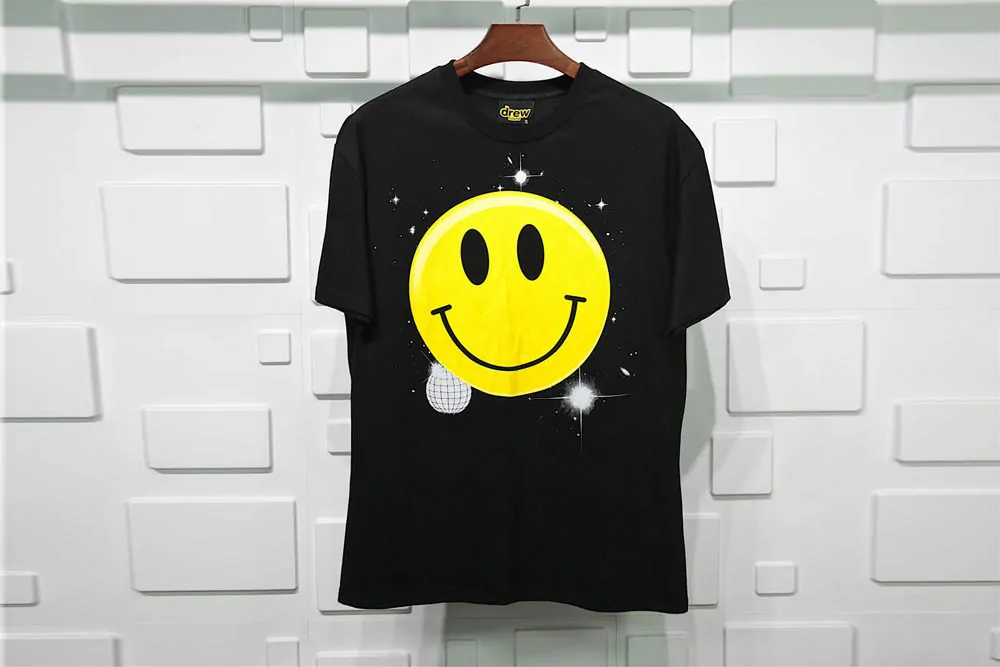 drew house planet F**e t-shirt black