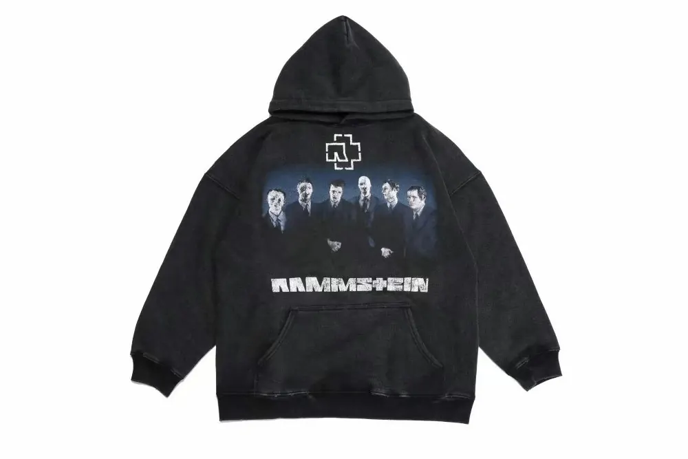 Ba*len*cia*ga rammstein boxy hoodie