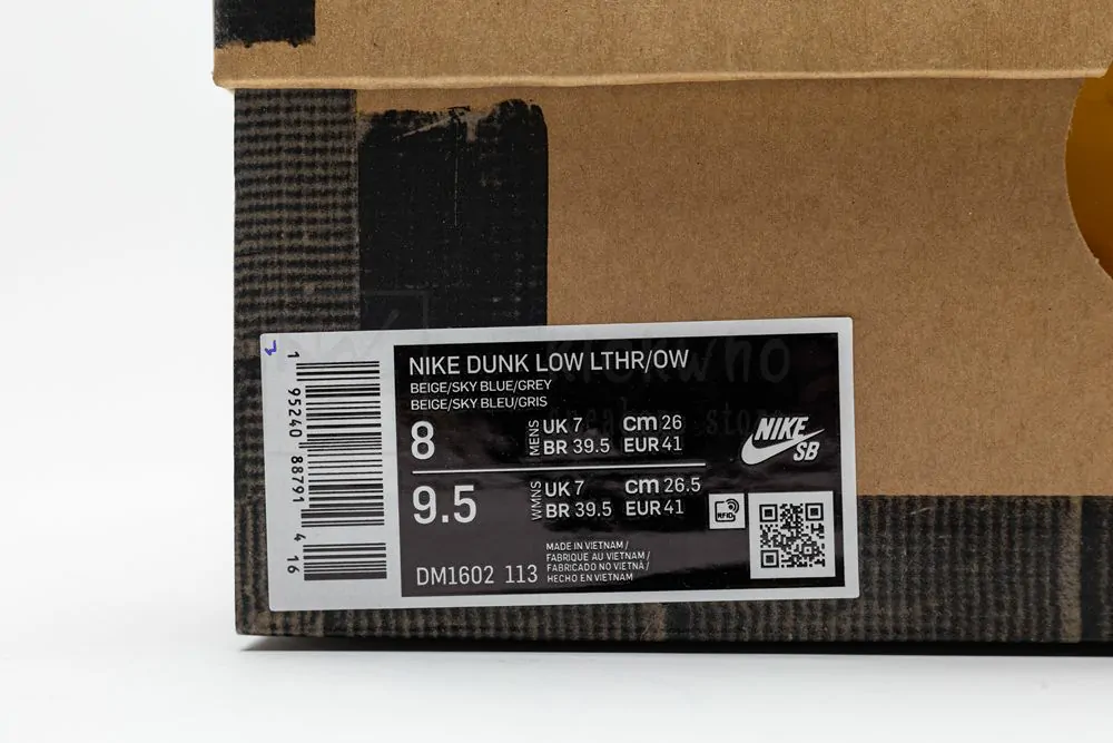 off-white x dunk low