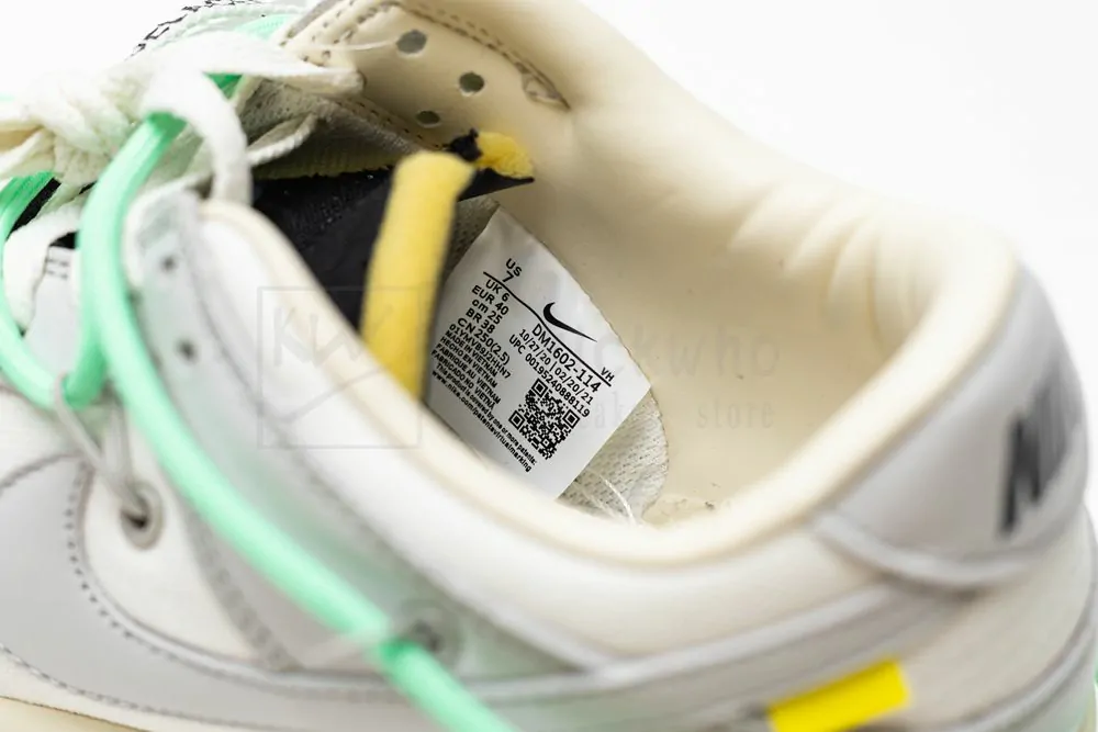 off-white x dunk low