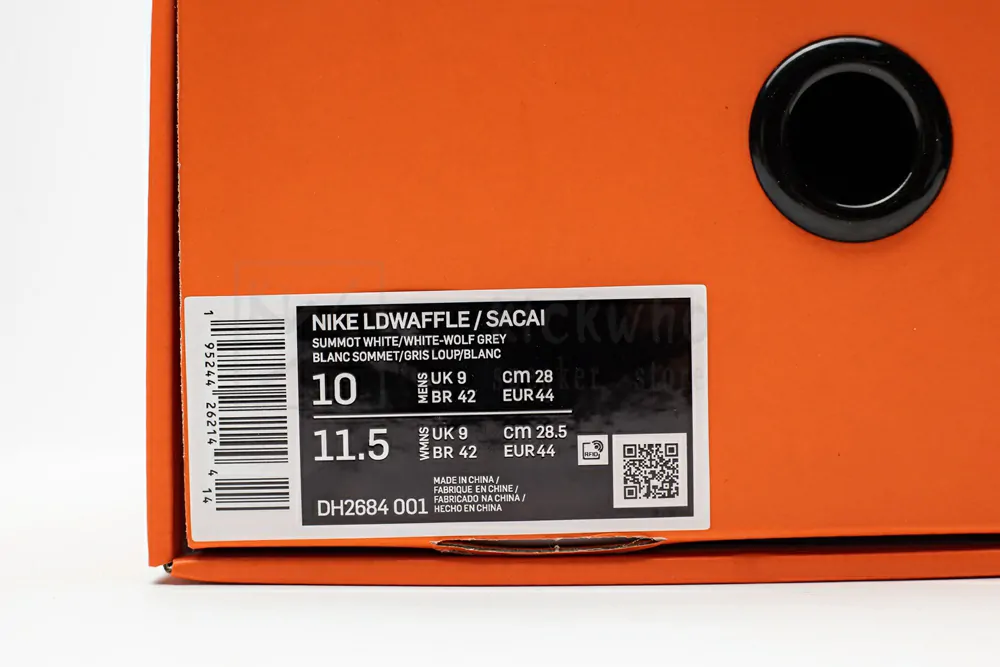 fragment design x sacai x ldv waffle
