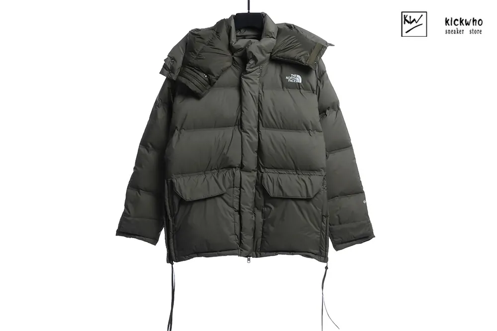 hyke x t*f down coat green