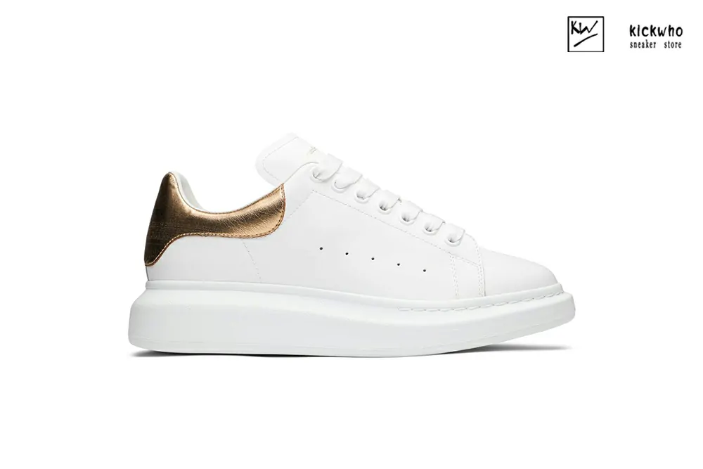 alexander mcqueen oversized sneaker ''white gold''