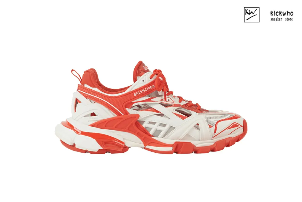 Ba*len*cia*ga track.2 open sneaker ''white red''