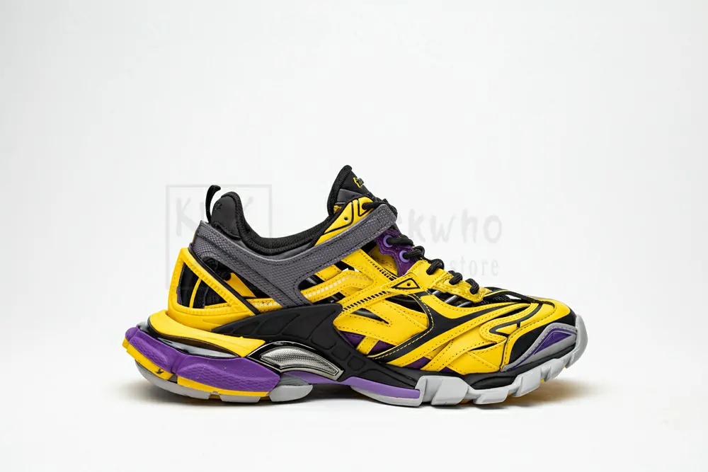Ba*len*cia*ga track.2 yellow purple