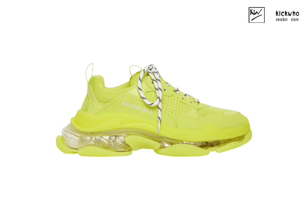 Ba*len*cia*ga triple s sneaker ''clear sole - fluo''