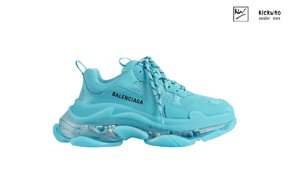Ba*len*cia*ga wmns triple s sneaker ''clear sole - turquoise''