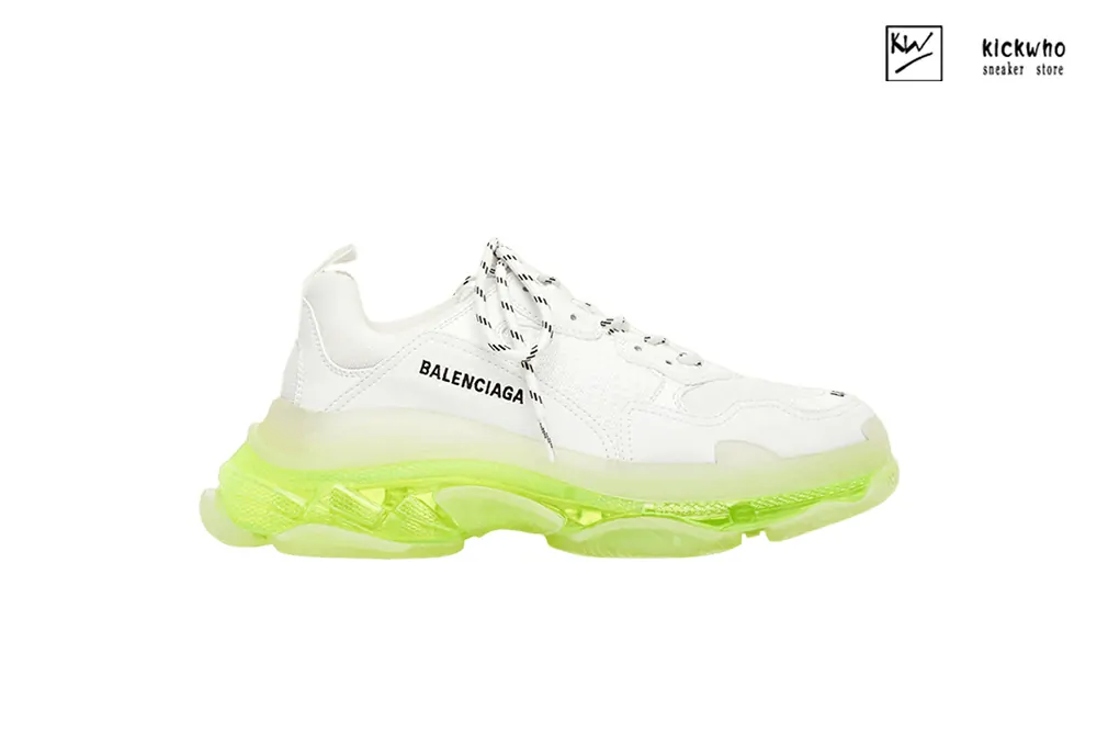 Ba*len*cia*ga triple s sneaker ''clear sole - white fluo yellow''