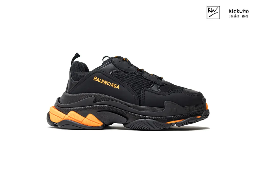 Ba*len*cia*ga triple s sneaker ''black orange''