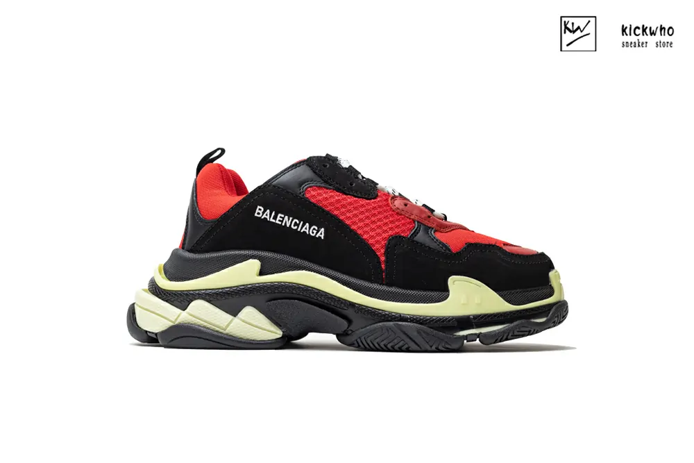 Ba*len*cia*ga triple s sneaker ''black red''