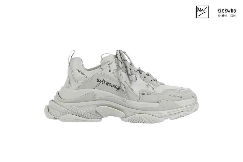 Ba*len*cia*ga triple s sneaker ''allover logo - grey''