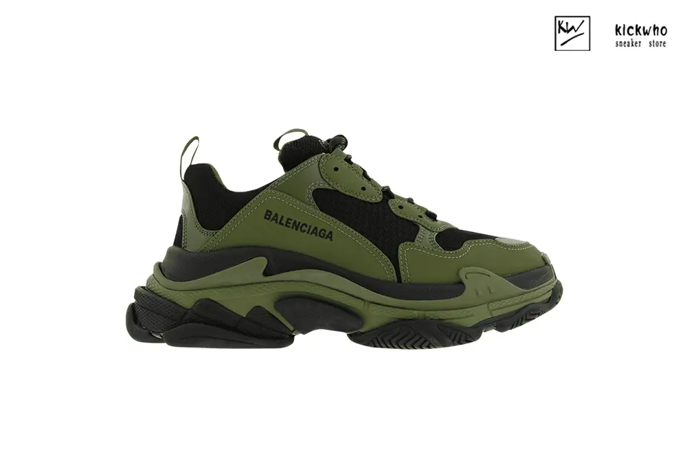 Ba*len*cia*ga triple s sneaker ''black khaki''