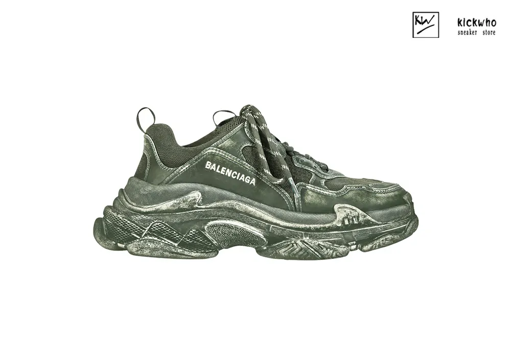 Ba*len*cia*ga triple s sneaker ''dark green''