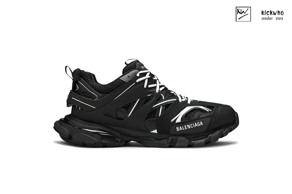 Ba*len*cia*ga track sneaker ''black white''