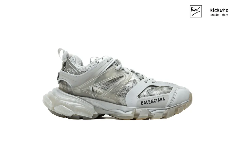 Ba*len*cia*ga track sneaker ''clear sole - light grey''