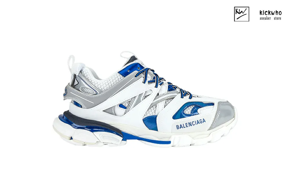 Ba*len*cia*ga track sneaker ''white blue''