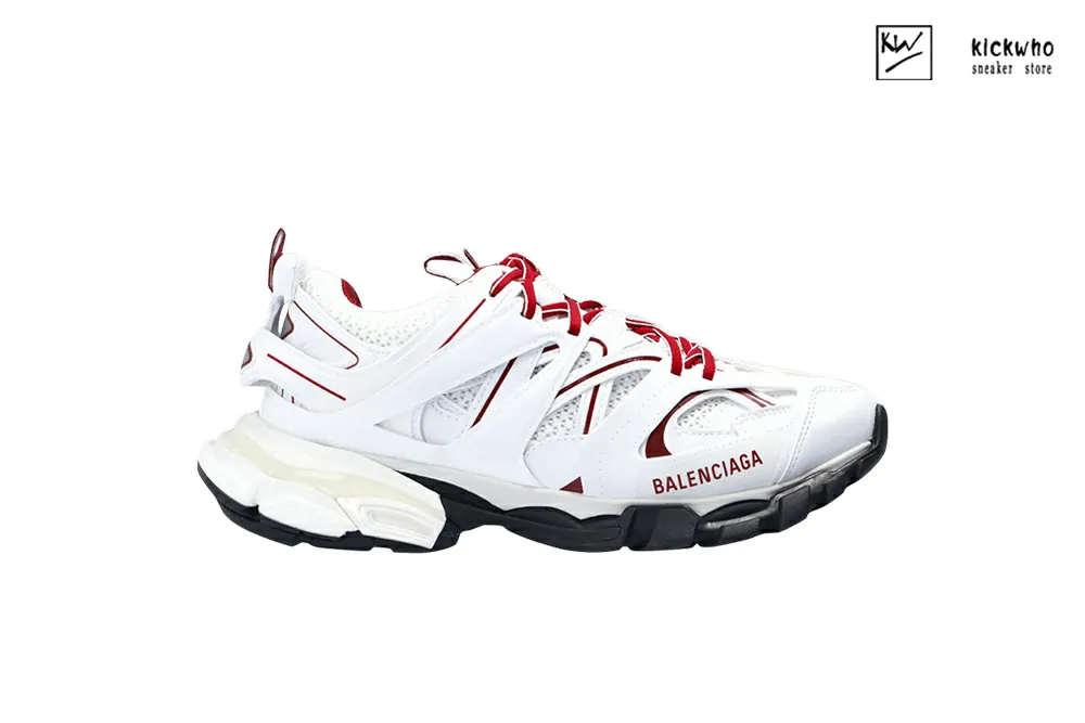 Ba*len*cia*ga wmns track sneaker ''white red''