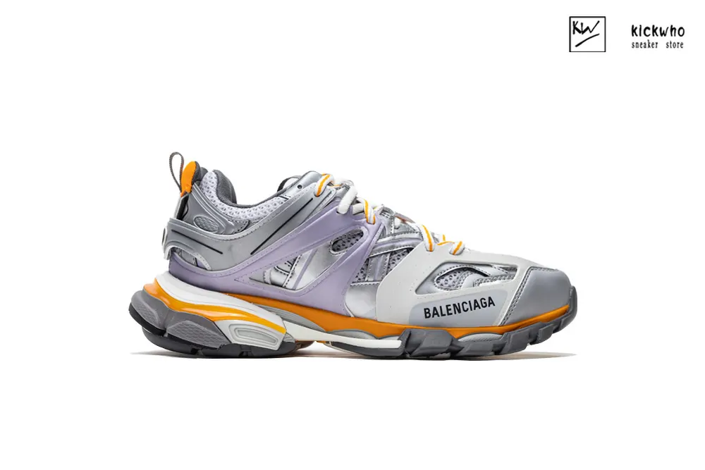 Ba*len*cia*ga track sneaker ''silver grey orange''