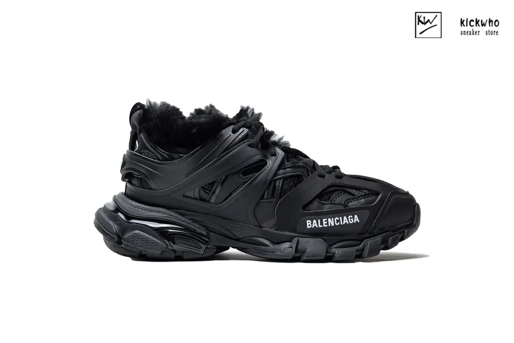 Ba*len*cia*ga track sneaker ''black'' plush black